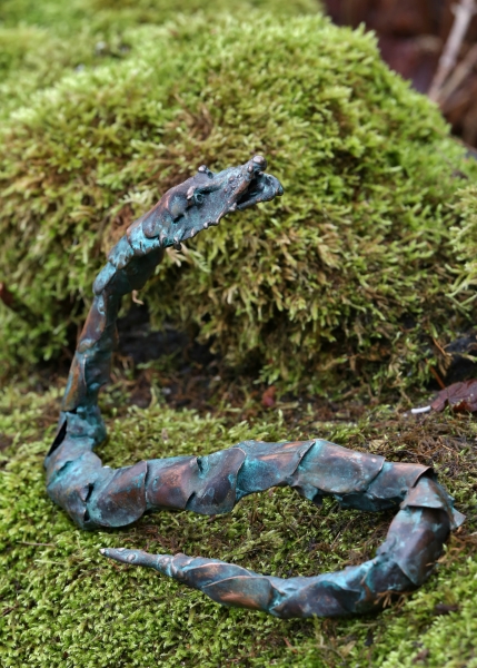 Click here to view Snake with Green Patina by Natalie Brown